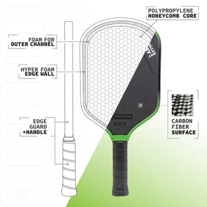 Gen 3 Propulsion Core Pickleball Paddle FACTORY-Thermoformed T700 Thermoformed Integrated Durable PP Honeycomb Core