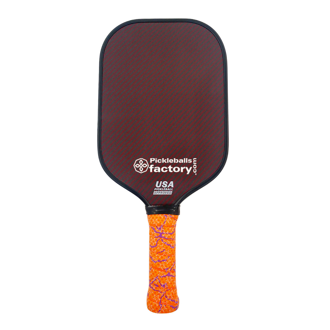 Kevlar Pickleball Paddle FACTORY-Thermoformed T700 kevlar Raw Carbon Fiber Surface (CFS) Edge Sealing Injection Foaming Thermoformed Pickleball Paddle