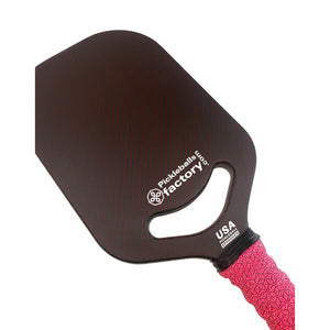 Kevlar Pickleball Paddle FACTORY-Thermoformed T700 edgeless pickleball paddle thermoformed Raw Carbon Fiber Surface Pickleball Paddle