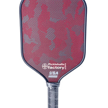 Load image into Gallery viewer, Kevlar Pickleball Paddle FACTORY-Thermoformed T700 custom kvl fabric pickleball paddle red raw pickleball paddle
