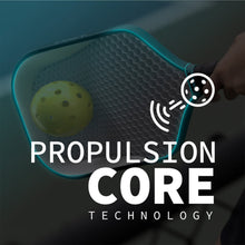 Load image into Gallery viewer, Gen 3 Propulsion Core Pickleball Paddle FACTORY-Thermoformed T700 EVA Foam Edge High Resilience PP Honeycomb Core Features High Performance
