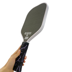 Kevlar Pickleball Paddle FACTORY-Thermoformed T700 Fabric Texture Surface Thermoforemd Polymer Core Pickleball PaddleEdge Sealing