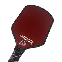 Load image into Gallery viewer, Kevlar Pickleball Paddle FACTORY-Thermoformed T700 Rough Surface Red-Black Carbon Fiber 16mm PP Honeycomb Kevlar Pickleball Paddle
