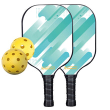 Cargar imagen en el visor de la galería, Pickleball Set, PB00059 Azure Pickleball Paddles , Pickleball Paddle Set
