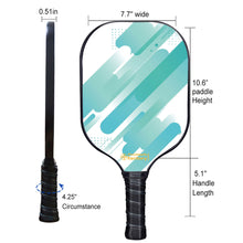 Cargar imagen en el visor de la galería, Pickleball Set, PB00059 Azure Pickleball Paddles , Pickleball Paddle Set
