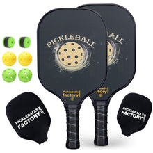 Load image into Gallery viewer, Pickleball Paddle | Pickleball Paddles Amazon | Best Pickleball Rackets 2021 Pickleball Revolution | SX0022 Gold balls Pickleball Set dealer location 
