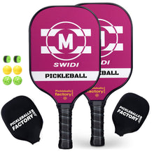 Carica l&#39;immagine nel visualizzatore di Gallery, Pickleball Paddles | Playing Pickleball | Graphite Pickleball Paddle Set | SX0014 M-Pick Pickleball Set for Store Locator 
