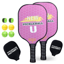 Carica l&#39;immagine nel visualizzatore di Gallery, Pickleball Rackets | Pickleball Paddles | Best Value Pickleball Paddle | SX0025 New Pickle U Pickleball Set service 
