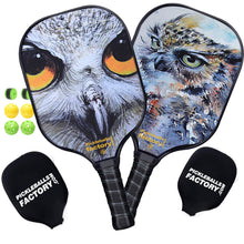 Carica l&#39;immagine nel visualizzatore di Gallery, Pickleball Paddle | Pickleball Equipment | Best Quiet Pickleball Paddles | SX0083-SX0084 EYE CATCH Pickleball Paddle Set
