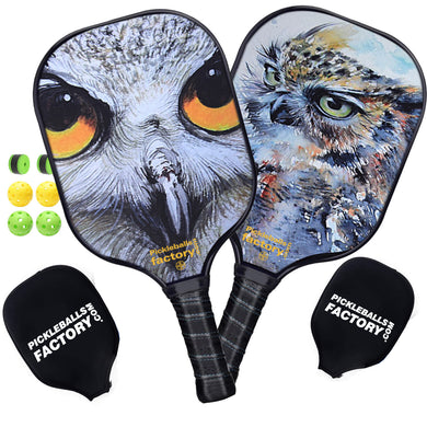 Pickleball Paddle | Pickleball Equipment | Best Quiet Pickleball Paddles | SX0083-SX0084 EYE CATCH Pickleball Paddle Set