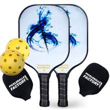 Carica l&#39;immagine nel visualizzatore di Gallery, Pickleball Paddle | Best Pickleball Paddles | Best Control Pickleball Paddle | SX0079 BLUE MUSIC NOTE Pickleball Set for Pickleball Rules 
