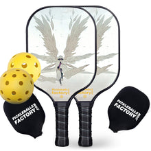 Carica l&#39;immagine nel visualizzatore di Gallery, Pickleball Set | Pickleball Racquet | Set of 4 Pickleball Paddles | SX0078 WING ANGEL Pickleball Set for Pickleball Fun 
