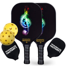 Cargar imagen en el visor de la galería, Pickleball Paddles | Pickleball Racquet | Pickleball Christmas | SX0077 MUSIC NOTE Pickleball Set for Pickleball Hobby 
