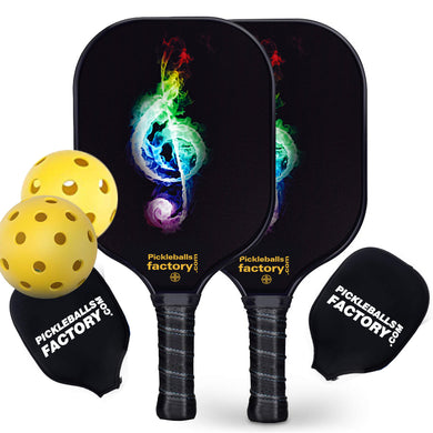 Pickleball Paddles | Pickleball Racquet | Pickleball Christmas | SX0077 MUSIC NOTE Pickleball Set for Pickleball Hobby 