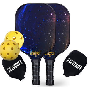 Pickleball Paddle | Pickleball Tournaments | Best Graphite Pickleball Paddle | SX0067 BLUE STARRY SKY Pickleball Set for Pickleball Facebook 