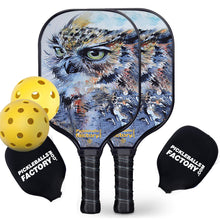 Cargar imagen en el visor de la galería, Pickleball Set | Pickleball Paddles | Pickleball Paddle Deals | SX0084 HAWK KILL Pickleball Set for Pickleball Outdoor 
