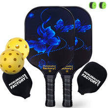 Carica l&#39;immagine nel visualizzatore di Gallery, Pickleball Set | Playing Pickleball | Best Pickleball Balls For Outdoor Pickleball on Grass | SX0051 ROMANTIC BUTTERFLY Pickleball Set for stall holder
