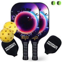 Carica l&#39;immagine nel visualizzatore di Gallery, Pickleball Paddles | Pickleball Rackets | Inexpensive Pickleball Paddles | SX0062 PINK BUBBLE Pickleball Set for Pickleball Club
