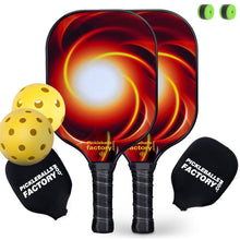 Cargar imagen en el visor de la galería, Pickleball Set | Pickleball Paddle | Long Handle Pickleball Paddles | SX0064 ORANGE EARTH Pickleball Set for Pickleball Supply 
