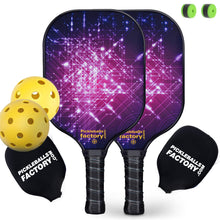 Carica l&#39;immagine nel visualizzatore di Gallery, Pickleball Paddle | Pickleball Paddles Near Me | Pickleball Racquets Amazon | SX0056 PINK STAR SKY Pickleball Set for Pickleball ltd 
