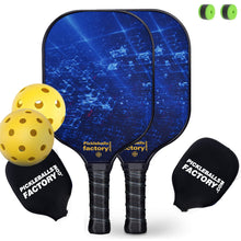 Carica l&#39;immagine nel visualizzatore di Gallery, Pickleball Set | Pickleball Paddles Near Me | Rimless Pickleball Paddles Power Pickleball | SX0057 BLUE SCIENCE Pickleball Set for Pickleball limited 
