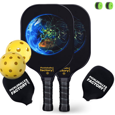 Pickleball Set | Pickleball Equipment | Quality Pickleball Paddles | SX0072 PURPLE WORLD Pickleball Set for Pickleball Players