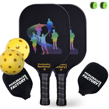 Carica l&#39;immagine nel visualizzatore di Gallery, Pickleball Paddle | Pickleball Racquet | Expensive Pickleball Paddles | SX0076 JOGGING Pickleball Set for Pickleball Interest
