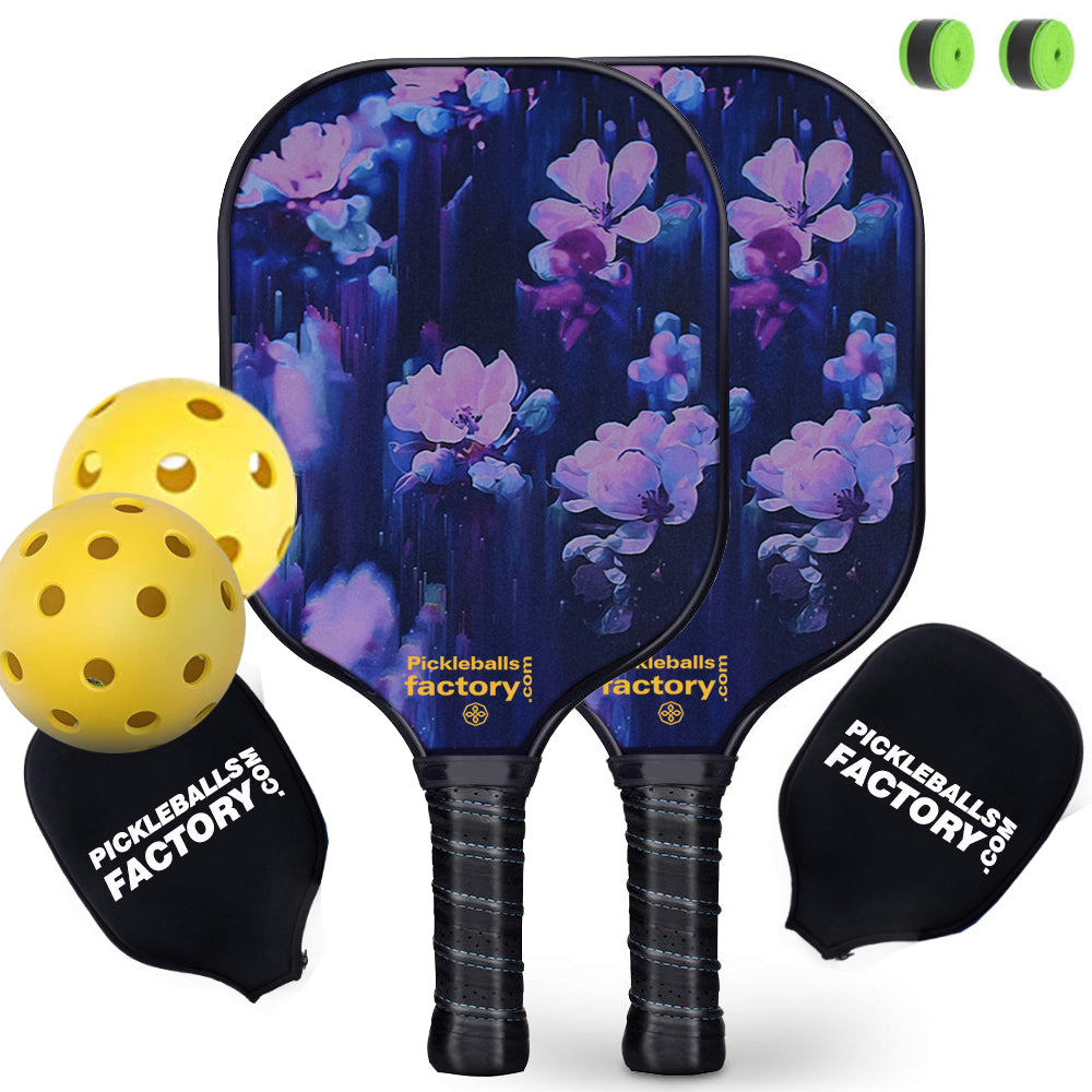 Pickleball Set | Best Pickleball Paddles 2021 | Beginner Pickleball Near Me Youth | SX0054 DARK FOLLOWER Pickleball Set for Pickleball Company 