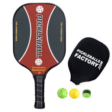 Load image into Gallery viewer, Pickleball Paddles | Pickleball Paddle | Lifetime Pickleball Set | SX0002 Red Black Shot Graphite Pickleball Paddles
