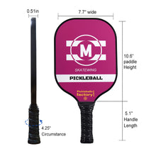 Carica l&#39;immagine nel visualizzatore di Gallery, Pickleball Paddles | Playing Pickleball | Graphite Pickleball Paddle Set | SX0014 M-Pick Pickleball Set for Store Locator 
