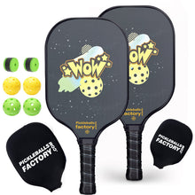 Load image into Gallery viewer, Pickleball Rackets | Pickleball Near Me | Best Pickleball Paddle For Beginners 2021 | SX0010 Gold Wow Pickleball Set for Sole Agents 
