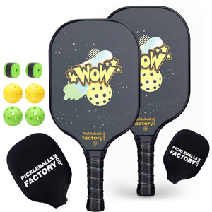 Pickleball Rackets | Pickleball Near Me | Best Pickleball Paddle For Beginners 2021 | SX0010 Gold Wow Pickleball Set for Sole Agents 