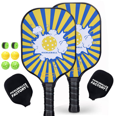 Pickleball Paddles | Pickleball Racquet | Best Brand Pickleball Paddle | SX0005 Blue Boom Pickleball Set for Independent distributor 