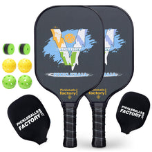 Carica l&#39;immagine nel visualizzatore di Gallery, Pickleball Set | Pickleball Racquet | Junior Pickleball Paddles | SX0006 Vicktory Pickleball Set for Authorised Distributor
