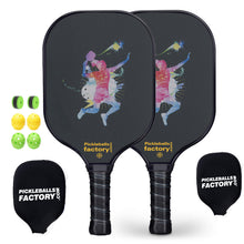 Carica l&#39;immagine nel visualizzatore di Gallery, Pickleball Set | Pickleball Rackets | Top Pickleball Paddles 2021 | SX0003 Smart Men Pickleball Set for Distribution ç¬?1 个媒体（å…?6 个）
