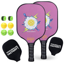 Carica l&#39;immagine nel visualizzatore di Gallery, Pickleball Paddles | Pickleball Paddles Amazon | Best Cheap Pickleball Paddle | SX0023 Pink Cloud Pickleball Set where to buy 
