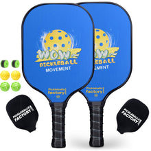 Carica l&#39;immagine nel visualizzatore di Gallery, Pickleball Paddle | Pickleball Racquet | Pickleball Paddles Amazon Buy Pickleball Set | SX0004 Blue Wow Pickleball Set for Distributor 
