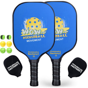 Pickleball Paddle | Pickleball Racquet | Pickleball Paddles Amazon Buy Pickleball Set | SX0004 Blue Wow Pickleball Set for Distributor 