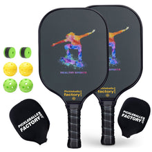 Load image into Gallery viewer, Pickleball Set | Pickleball Near Me | Outdoor Pickleballs Amazon | SX0012 Ski Pickleball Set for Retail 
