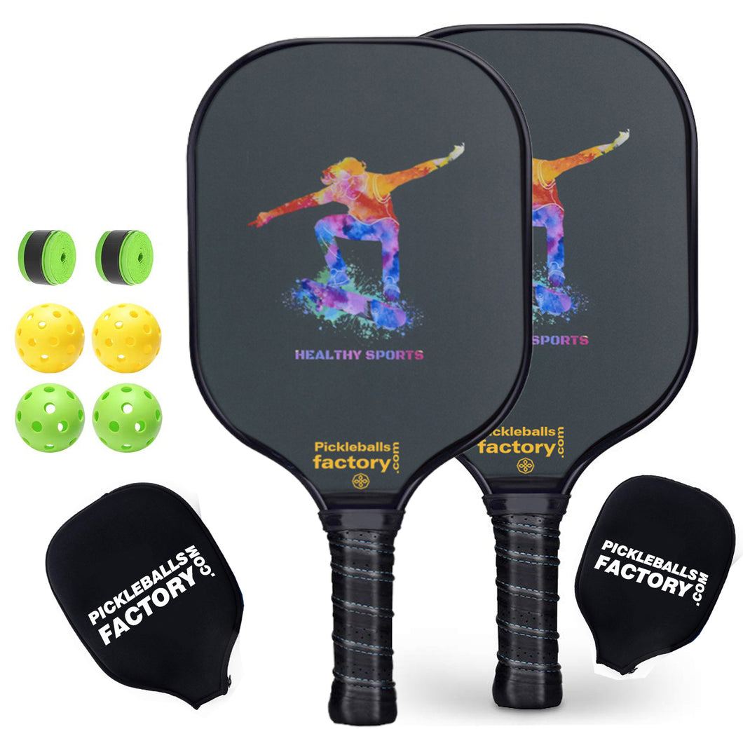 Pickleball Set | Pickleball Near Me | Outdoor Pickleballs Amazon | SX0012 Ski Pickleball Set for Retail 