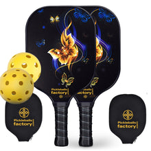 Load image into Gallery viewer, Pickleball Paddles | Best Pickleball Paddle | Best Intermediate Pickleball Paddle | SX0044 GOLD BUTTERFLY Pickleball Set catologues order 
