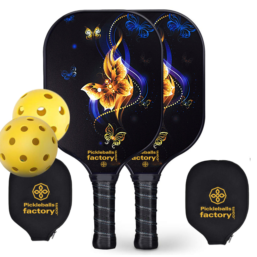 Pickleball Paddles | Best Pickleball Paddle | Best Intermediate Pickleball Paddle | SX0044 GOLD BUTTERFLY Pickleball Set catologues order 