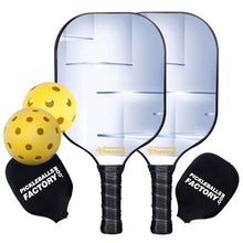 Carica l&#39;immagine nel visualizzatore di Gallery, Pickleball Set, PB00056 Transparent Ladder Pickleball Paddles , Pickleball Paddle Set
