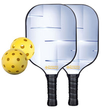 Cargar imagen en el visor de la galería, Pickleball Set, PB00056 Transparent Ladder Pickleball Paddles , Pickleball Paddle Set
