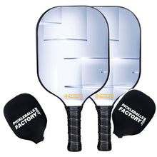 Cargar imagen en el visor de la galería, Pickleball Set, PB00056 Transparent Ladder Pickleball Paddles , Pickleball Paddle Set
