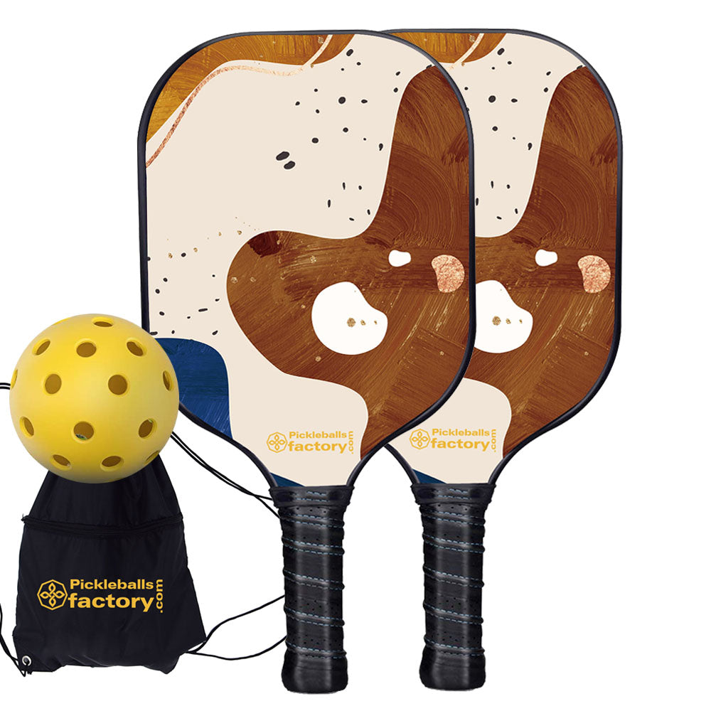 Pickleball Set, PB00058 Peanut Candy Pickleball Paddles , Pickleball Paddle Set