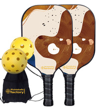 Cargar imagen en el visor de la galería, Pickleball Set, PB00058 Peanut Candy Pickleball Paddles , Pickleball Paddle Set
