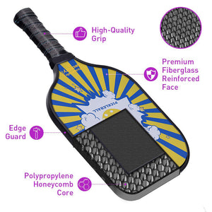 Pickleball Paddle | Pickleball Set | Comfort Pickleball Grip Pickle Paddle | SX0005 Blue Boom Pickleball Paddles Factory