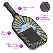 Carica l&#39;immagine nel visualizzatore di Gallery, Pickleball Paddles | Pickleball Racquet | Best Brand Pickleball Paddle | SX0005 Blue Boom Pickleball Set for Independent distributor
