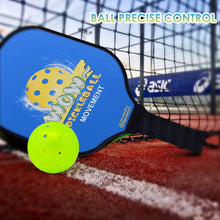 Load image into Gallery viewer, Pickleball Set | Pickleball Paddle | Best Pickleballs Driveway Games Pickleball Set | SX0004 Blue Wow Pickleball Paddle
